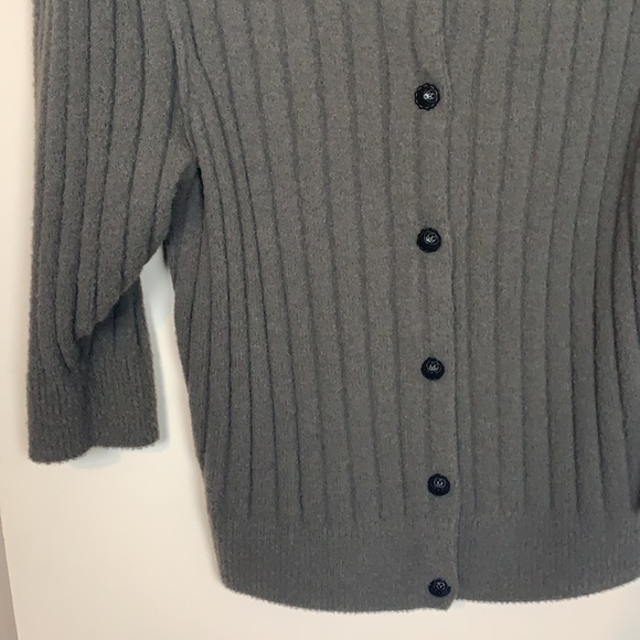 NWT Free People Sloane Cardigan in Raven Feather - Picture 5 of 9